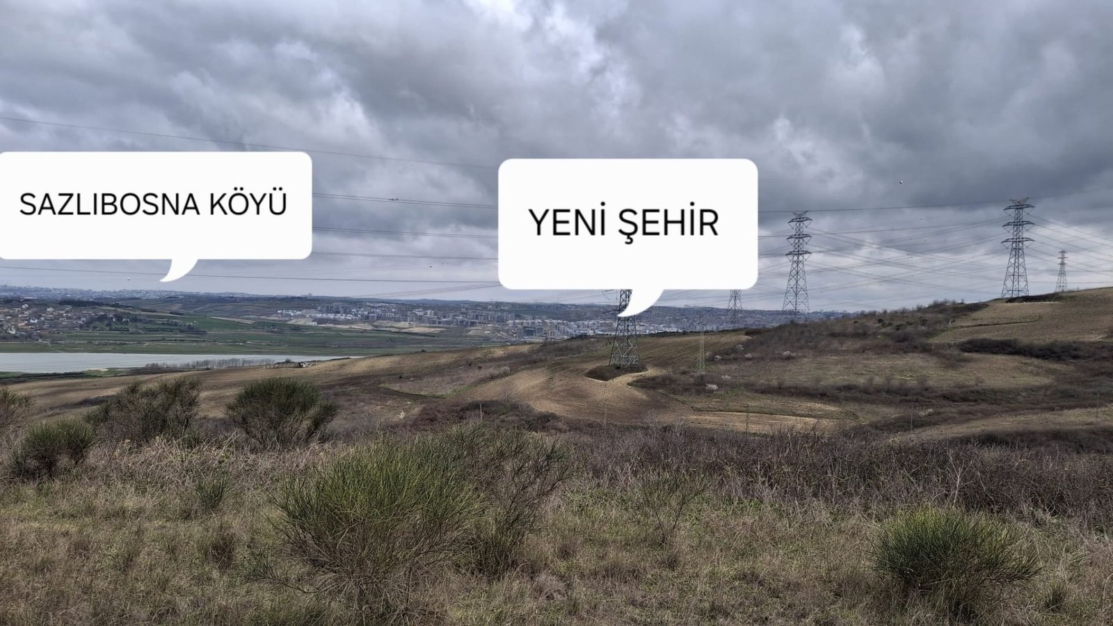 ARNAVUTKÖY/ SAZLIBOSNA'DA SATILIK TEK TAPU ARSA.