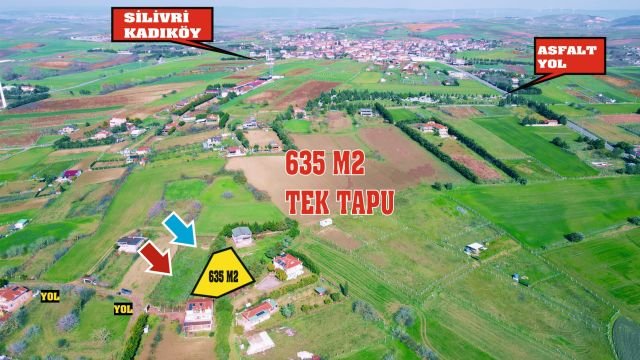Silivri Kadıköy'de Villalar Bölgesinde Satılık Yatırımlık Arsa (317+317 m²)